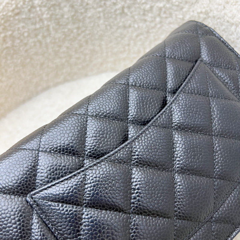 Chanel Classic Wallet on Chain WOC in Black Caviar and GHW