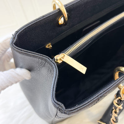 Chanel Grand Shopping Tote GST in Black Caviar and GHW