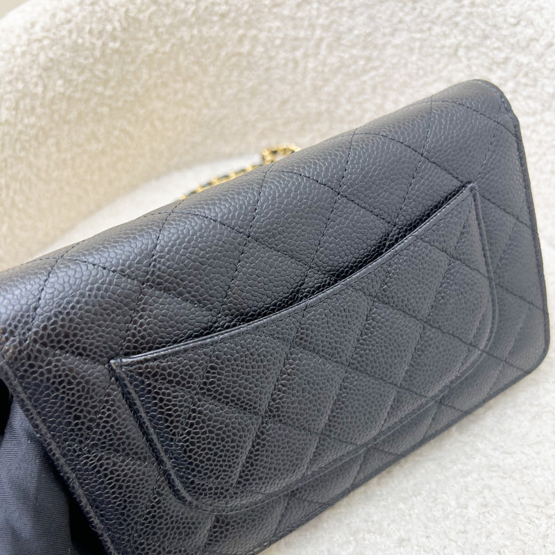 Chanel Classic Wallet on Chain WOC in Black Caviar and GHW