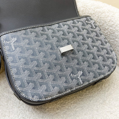 Goyard Belvedere PM in Grey Blue Signature Canvas and SHW