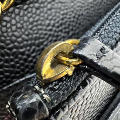 Chanel Classic Wallet on Chain WOC in Black Caviar and GHW