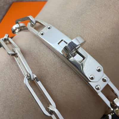 Hermes Kelly Chaine Bracelet / Choker in 925 Sterling Silver