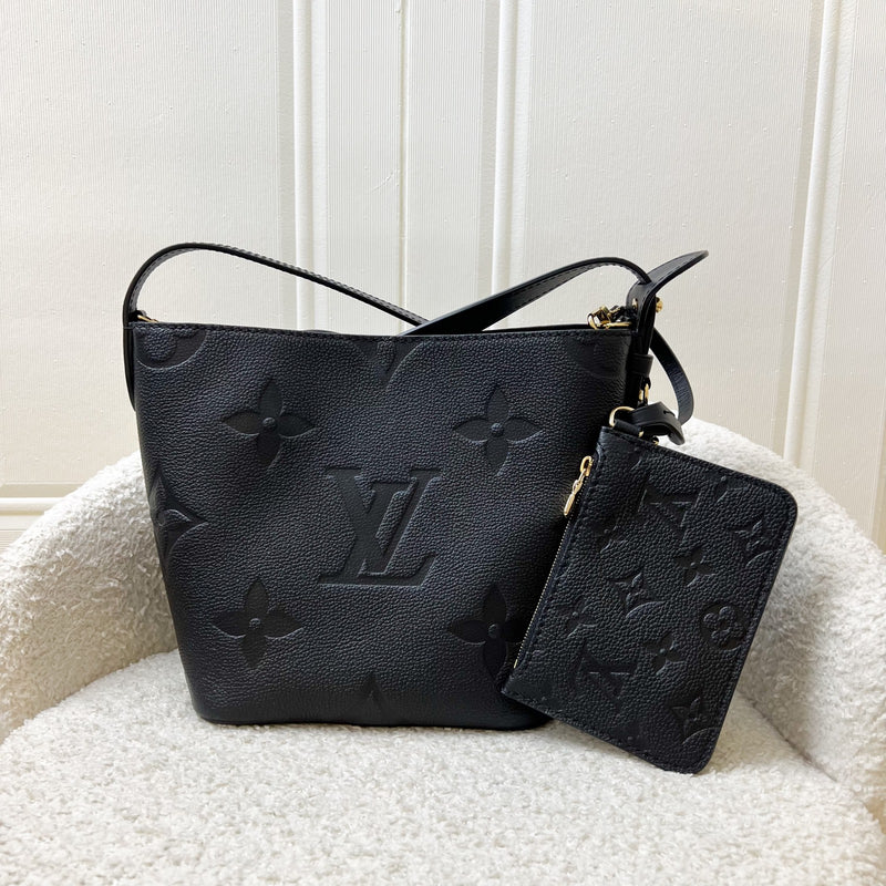 LV All in BB in Noir Black Giant Monogram Empriente Leather and GHW