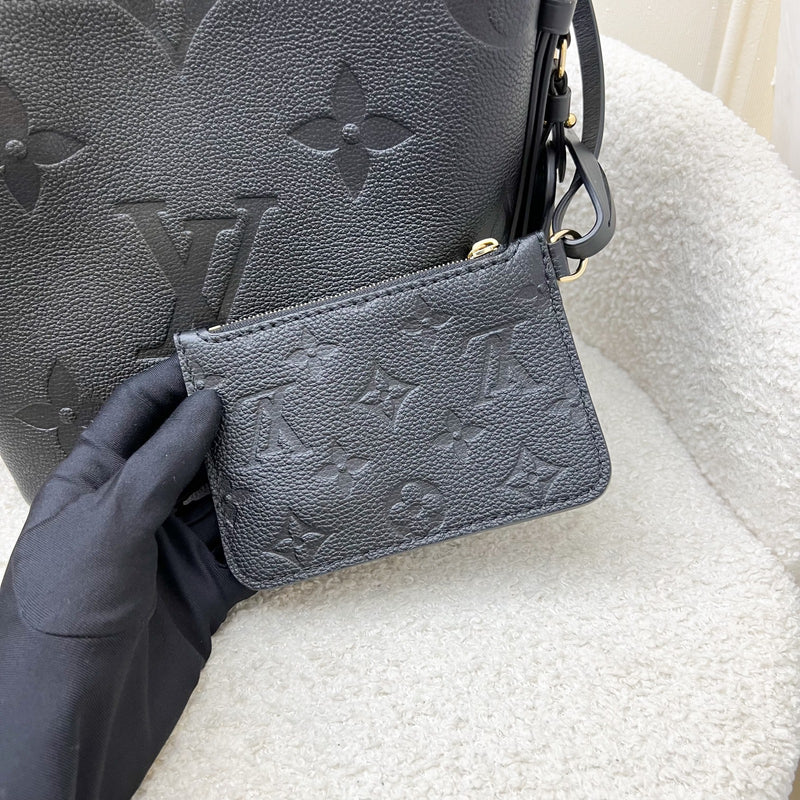 LV All in BB in Noir Black Giant Monogram Empriente Leather and GHW