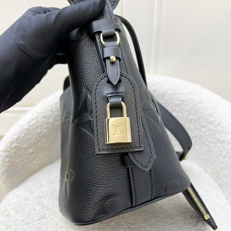 LV All in BB in Noir Black Giant Monogram Empriente Leather and GHW