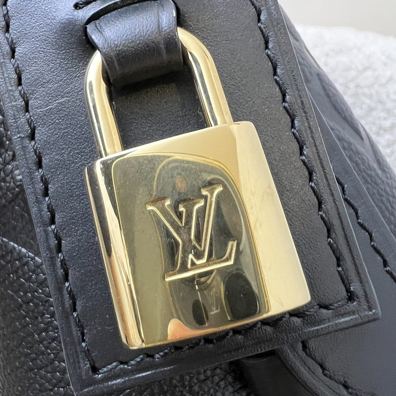 LV All in BB in Noir Black Giant Monogram Empriente Leather and GHW