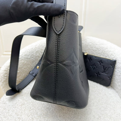 LV All in BB in Noir Black Giant Monogram Empriente Leather and GHW