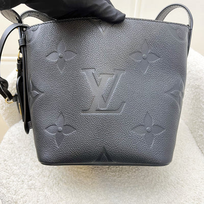 LV All in BB in Noir Black Giant Monogram Empriente Leather and GHW