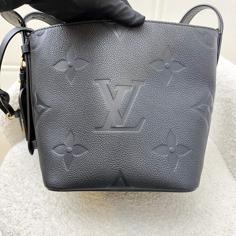 LV All in BB in Noir Black Giant Monogram Empriente Leather and GHW