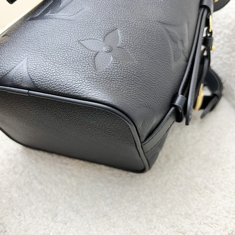 LV All in BB in Noir Black Giant Monogram Empriente Leather and GHW