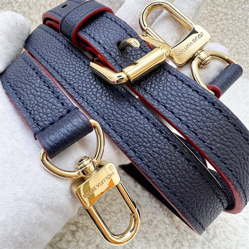 LV Pochette Metis in Marine Rouge Empreinte Leather and GHW