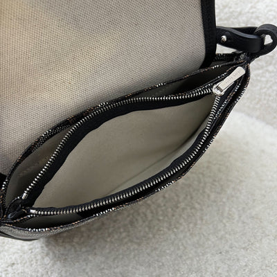 Goyard Plumet Pocket Wallet in Black Goyardine Canvas and Black Trim