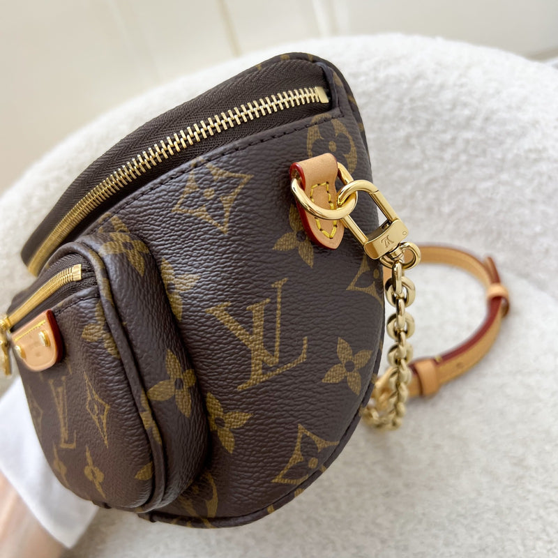 LV Mini Bumbag in Monogram Canvas and GHW (Model: M82335)