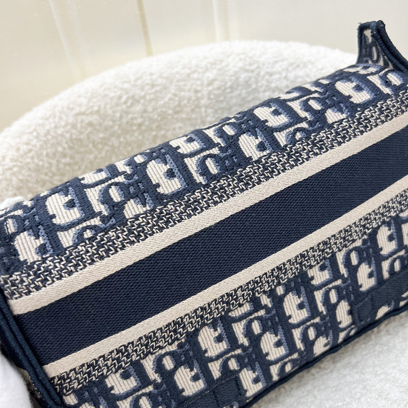 Dior Small Diorcamp Bag in Dark Blue Oblique Embroidery (Model: M1241ORIW, Colour: M928)