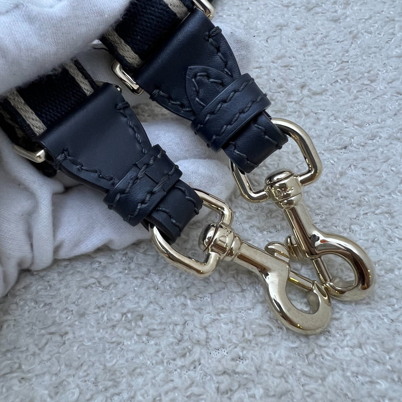 Dior Small Diorcamp Bag in Dark Blue Oblique Embroidery (Model: M1241ORIW, Colour: M928)
