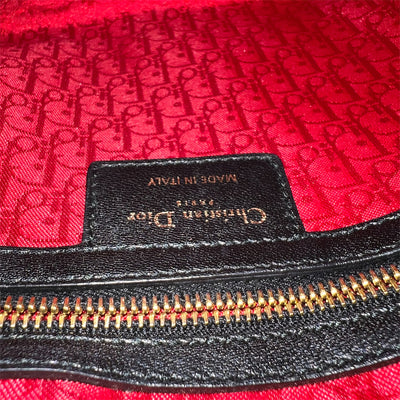 Dior Medium Lady Dior in Black Lambskin and GHW