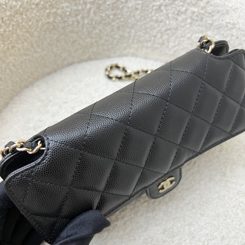 Chanel VIP Gift Tote Bag in Black Caviar and LGHW