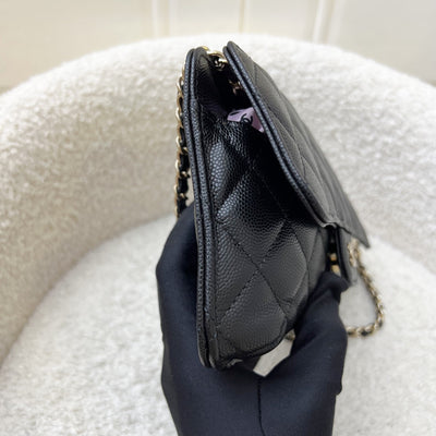 Chanel VIP Gift Tote Bag in Black Caviar and LGHW