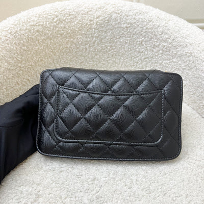 Chanel VIP Gift Tote Bag in Black Caviar and LGHW
