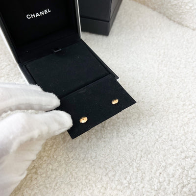 Chanel Fine Jewellery Camelia Dangling Earrings with Diamonds in 18K Beige Gold