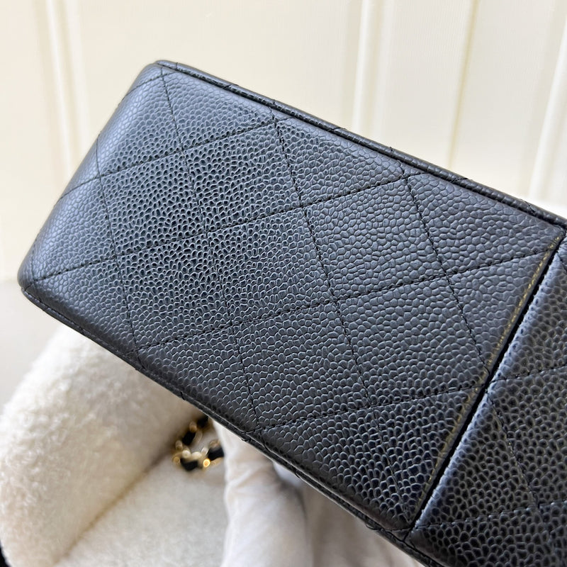 Chanel Jumbo Classic Flap DF in Black Caviar and GHW