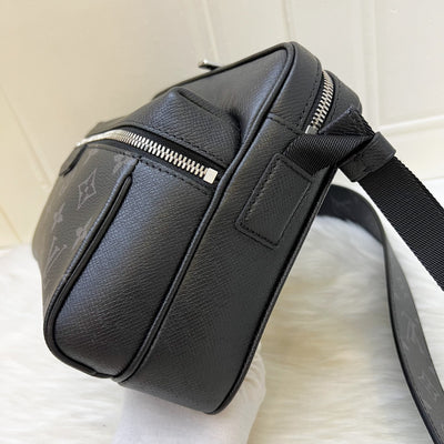 LV Outdoor Messenger Bag in Monogram Eclipse Canvas, Taiga Cowhide leather and SHW (Model: M30233)