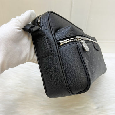LV Outdoor Messenger Bag in Monogram Eclipse Canvas, Taiga Cowhide leather and SHW (Model: M30233)