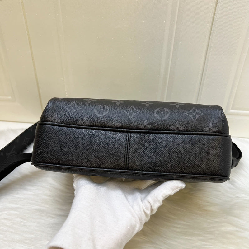 LV Outdoor Messenger Bag in Monogram Eclipse Canvas, Taiga Cowhide leather and SHW (Model: M30233)