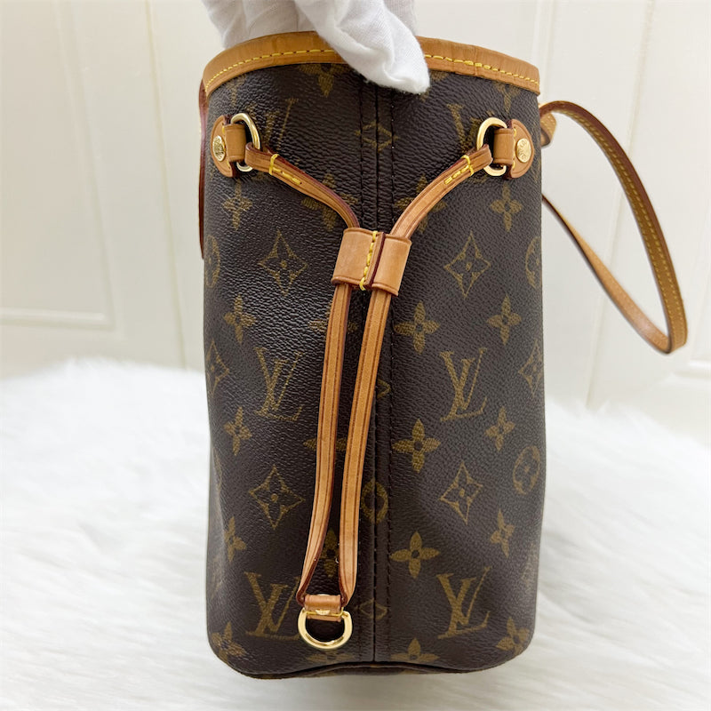 LV Neverfull PM in Monogram Canvas and GHW