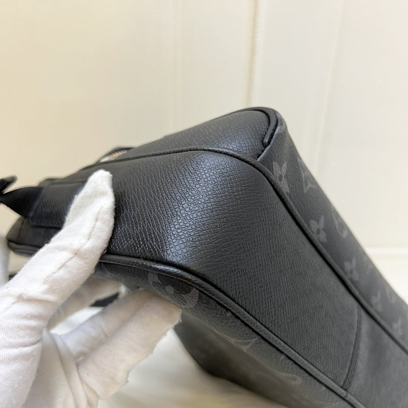 LV Outdoor Messenger Bag in Monogram Eclipse Canvas, Taiga Cowhide leather and SHW (Model: M30233)