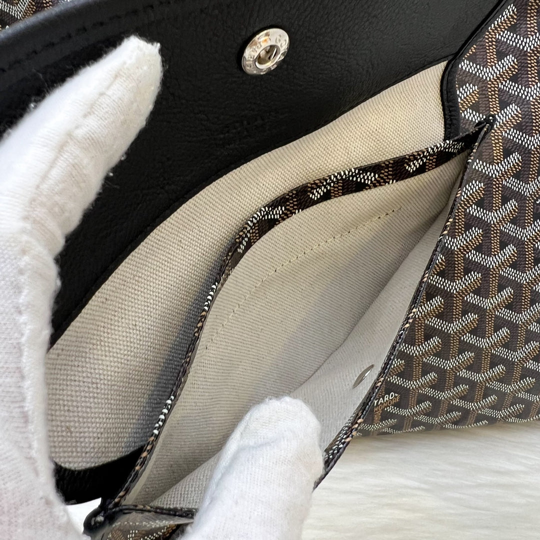 Goyard Boheme PM Hobo Bag in in Black Signature Goyardine