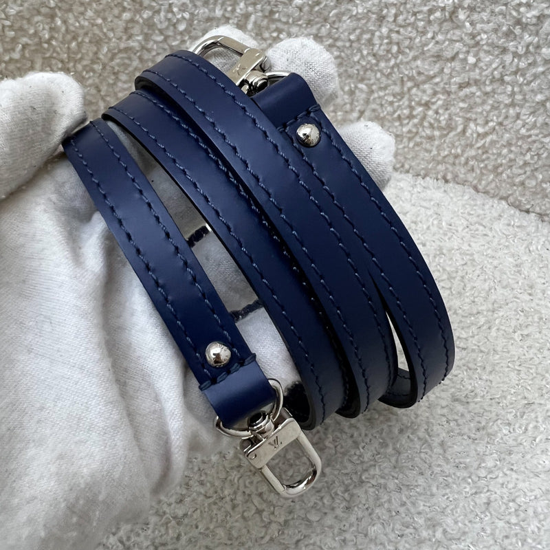 LV Alma BB in Indigo Epi Leather and SHW (with Extra LV Adjustable Strap) (Model: M40855)