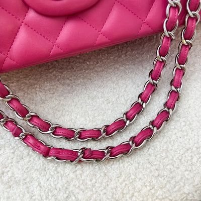 Chanel Jumbo Double Flap DF in Hot Pink Lambskin and SHW