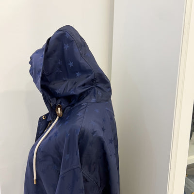 LV Long Hooded Parka in Bleu Nuit (Model: 1AA86G)