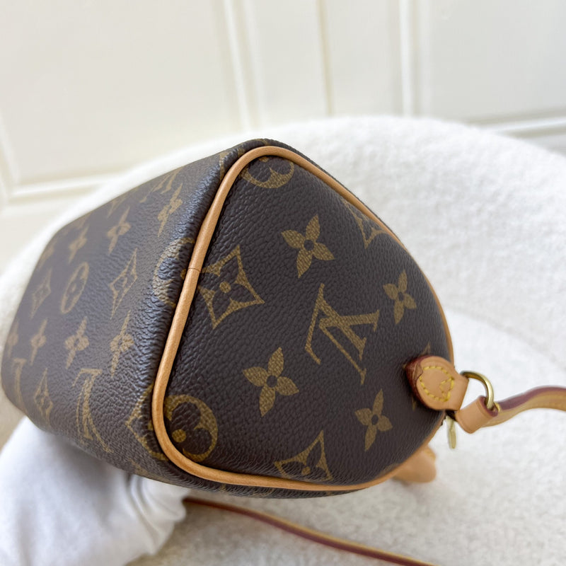 LV Nano Speedy in Monogram Canvas and GHW