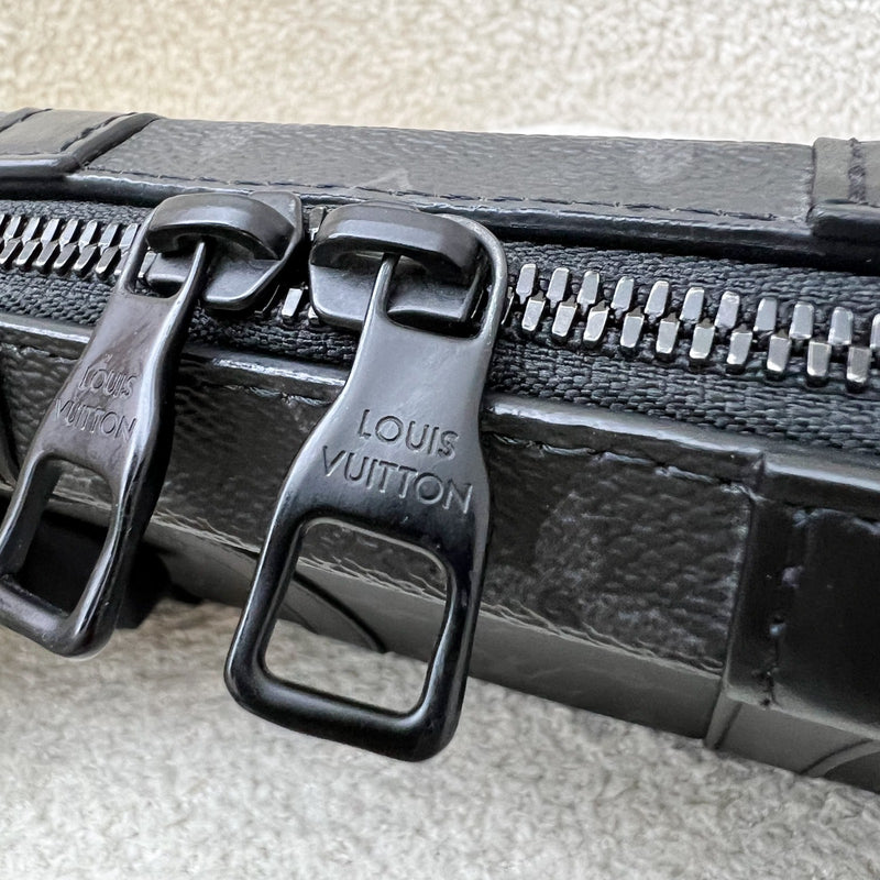 LV Soft Trunk Wallet in Monogram Eclipse Canvas and BHW (Model: M69838)