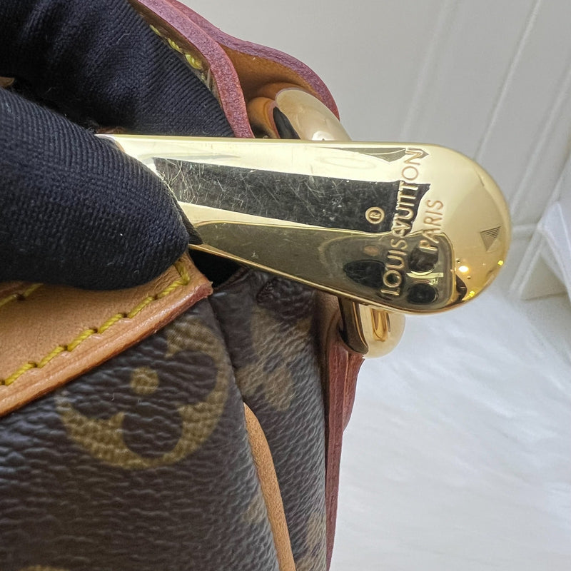 LV Tulum PM Hobo Bag in Monogram Canvas and GHW