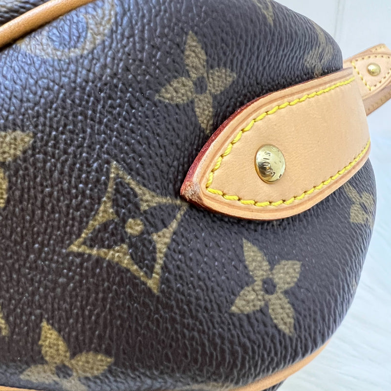 LV Tulum PM Hobo Bag in Monogram Canvas and GHW
