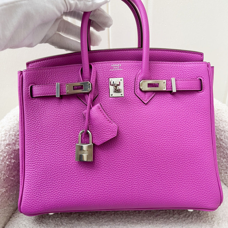 Hermes Birkin 25 in Magnolia Togo Leather and PHW