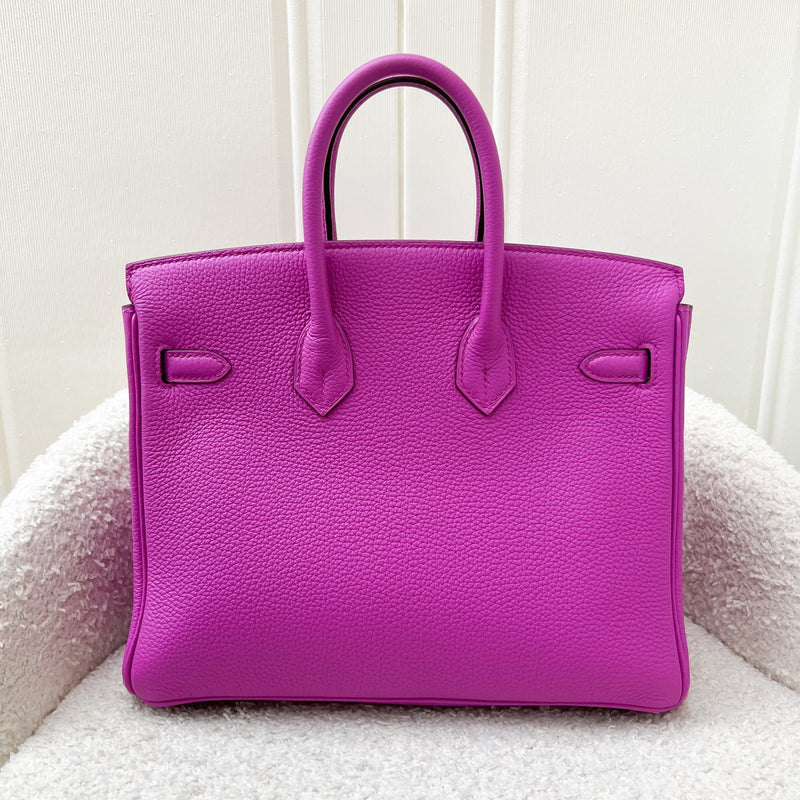 Hermes Birkin 25 in Magnolia Togo Leather and PHW