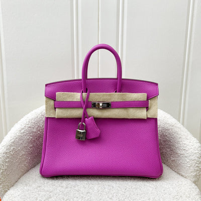 Hermes Birkin 25 in Magnolia Togo Leather and PHW