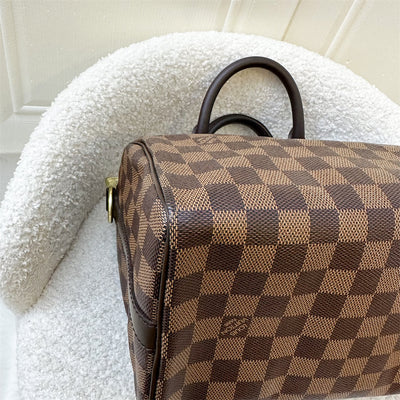 LV Speedy 25 Bandouliere in Damier Ebene Canvas GHW