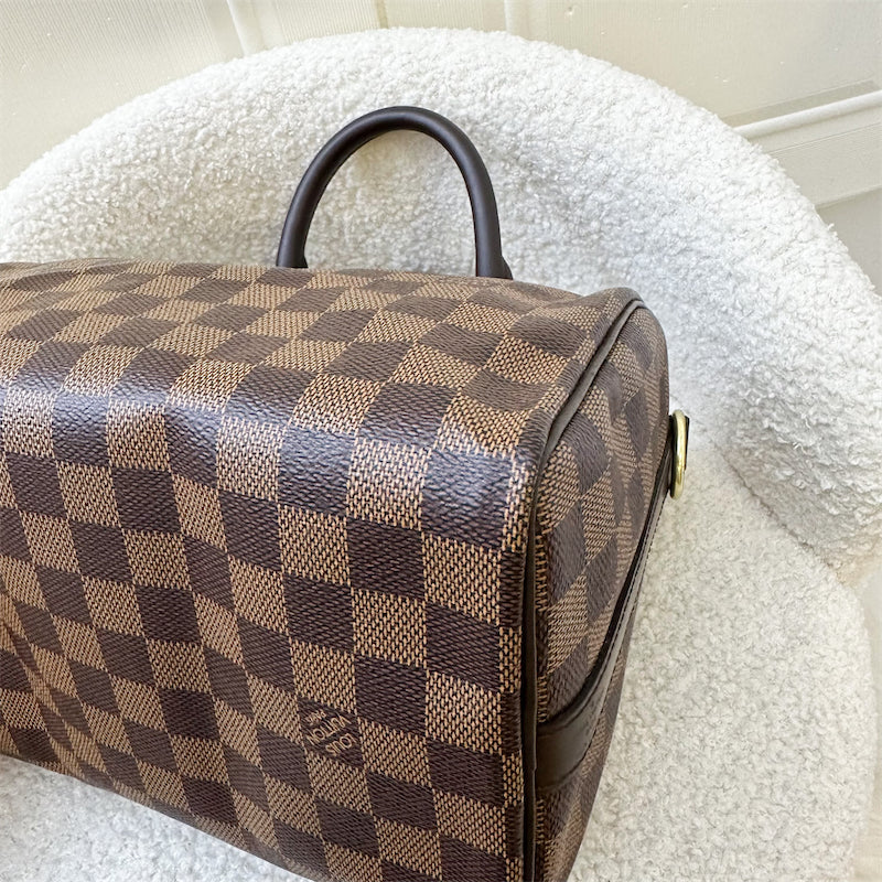 LV Speedy 25 Bandouliere in Damier Ebene Canvas GHW