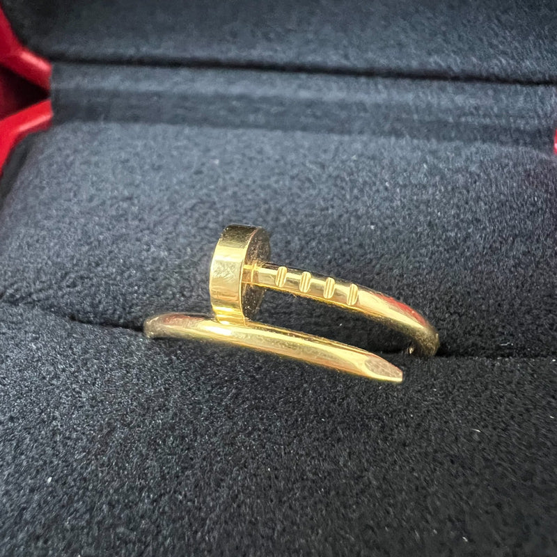 Cartier Juste Un Clou JUC Small Model Ring in 18K Yellow