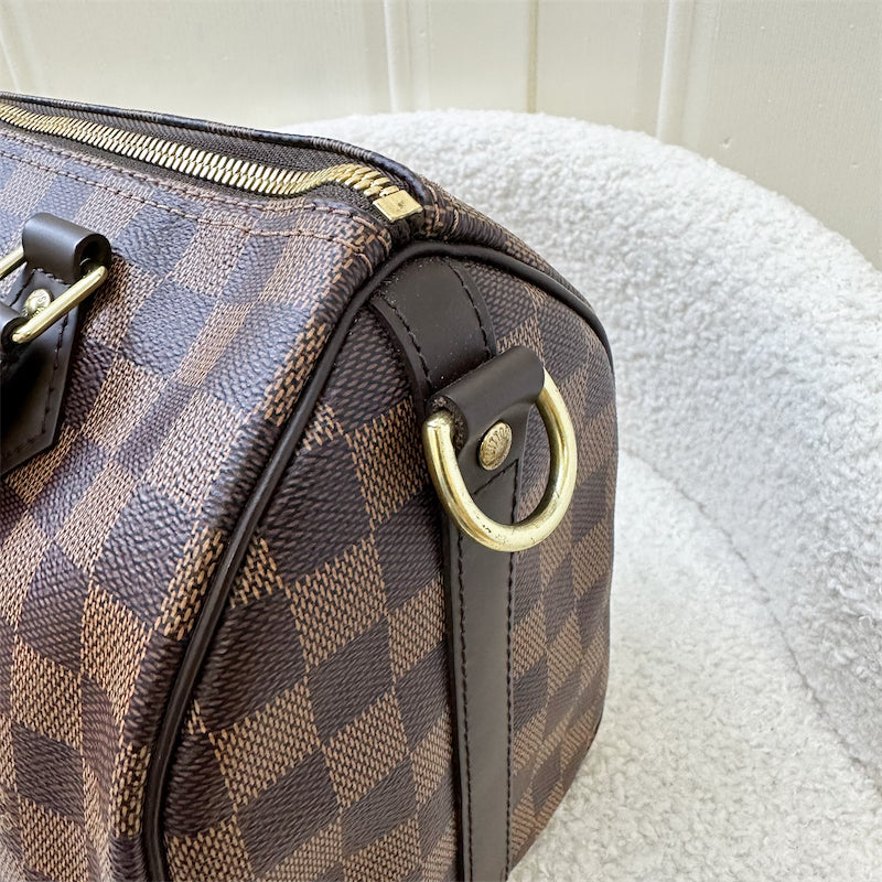 LV Speedy 25 Bandouliere in Damier Ebene Canvas GHW