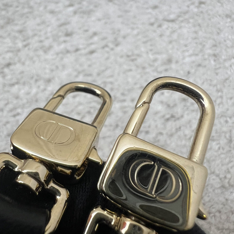 Dior Micro Lady D-Joy Bag in Black Cannage Lambskin and LGHW