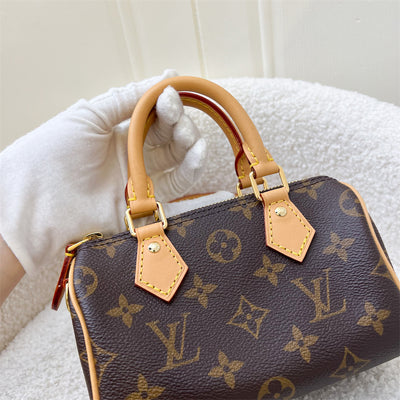 LV Nano Speedy in Monogram Canvas and GHW