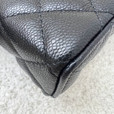 [Brand New Aug 2025] Chanel 25B Vanity / Clutch with Chain (LP Style Bag) in Black Caviar and LGHW (Model: AP4385)