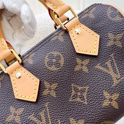 LV Nano Speedy in Monogram Canvas and GHW