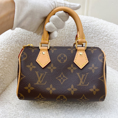 LV Nano Speedy in Monogram Canvas and GHW